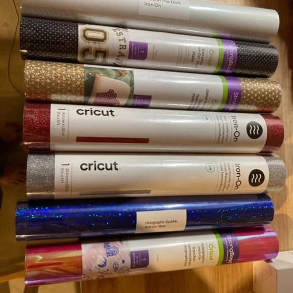 Lot of 44 Rolls of Cricut Iron-On/Heat Transfer Vinyl for Cricut, Silhouette - Picture 5 of 7